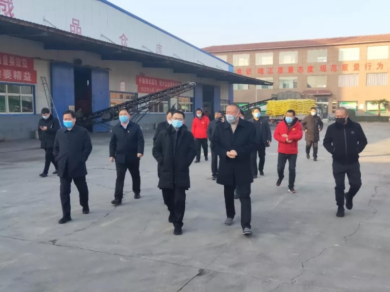 縣長申琳調(diào)研旭瑞集團(tuán)疫情防控、復(fù)工復(fù)產(chǎn)情況！